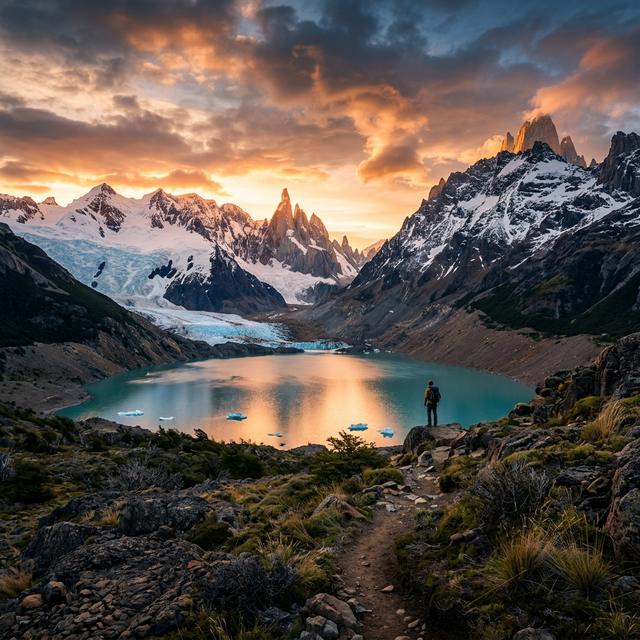 Ледники и горы Патагонии